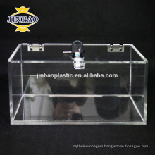 Jinbao Transparent Acrylic Storage Box Hot Selling Clear Acrylic Organizer Box